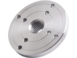 Placa Frontal De Torno Para Madeira 1-8tpi Com Flange De Aço Para Torneamento De Madeira 5