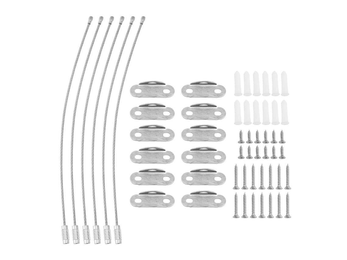 Sujetadores Ajustables De Acero Inoxidable Antiderrame Para Muebles, Armarios, Cómodas Y Montaje En Pared.