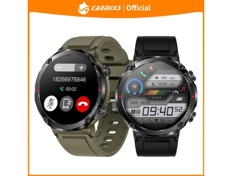 Reloj inteligente con llamada Bluetooth para hombre, reloj inteligente con esfera de 1,6 pulgadas y 600mAh, rastreador de Fitness para mujer, reloj...