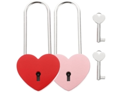 Candado 2 Juegos Amor Secreto Mini Combinación Corazón
