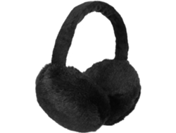Orejeras Elásticas De Felpa Negra Para Mujeres Y Niñas, Cálidas Cubiertas Para Las Orejas De Invierno.
