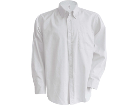Camisa de Manga Larga Kariban Oxford Blanc (Tam: 5XL)