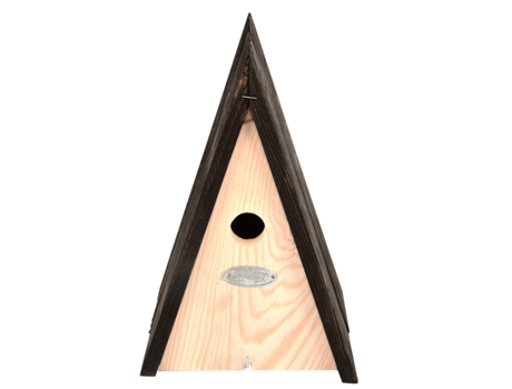 Casota de Pájaros ESSCHERT DESIGN (Madera - Negro - 16,3 x 18,2 x 27,5 cm)