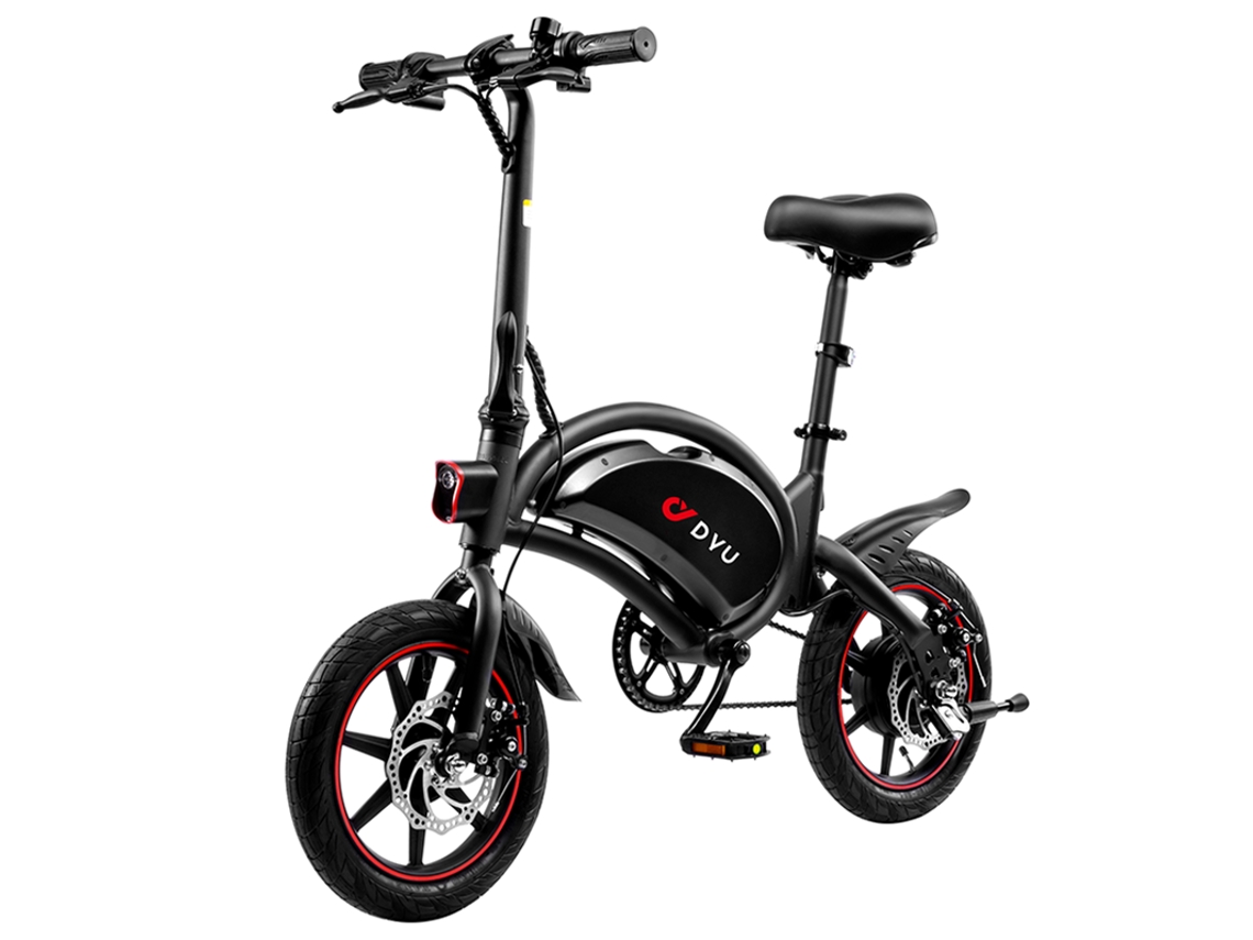 Bicicleta Eléctrica Plegable Dyu D3f De 36 V Y 250 W, Batería De 10 Ah, Autonomía De 45 Km, Peso Ligero De 17 Kg, Ideal Para Adultos Que Se Desplazan