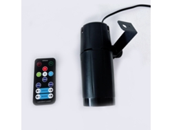 Lámpara De Escenario Led De 20 W Con Control Remoto Y Foco Con Bola De Espejos Que Cambia De Color.
