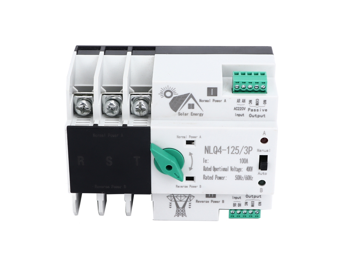 2026-interruptor De Transferencia Dual De Energía Ininterrumpible 400v 100a Interruptor Selector Eléctrico