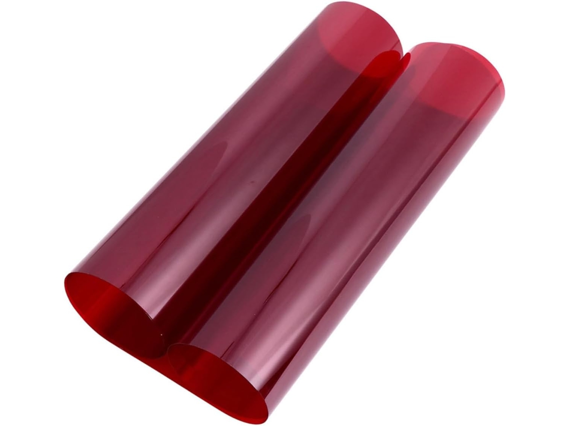 Película difusora de luz roja de 30 cm x 200 cm para láser, filtro de color para corrección de color en Illustrator Gokoco