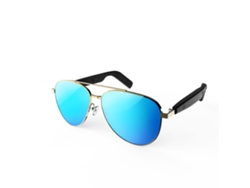 Gafas inteligentes Eifson Sg 13 Pro, Bluetooth 5.4, táctiles, anti-UV, auriculares estéreo inalámbricos de oído abierto (azules)