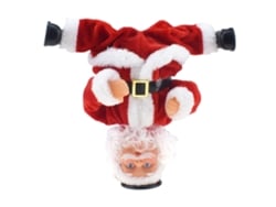 Ats-muñeco De Santa Claus Bailarín Con Giros Y Manos A La Cabeza, Juguete Navideño Cantante Para Decoración Interior Y Exterior