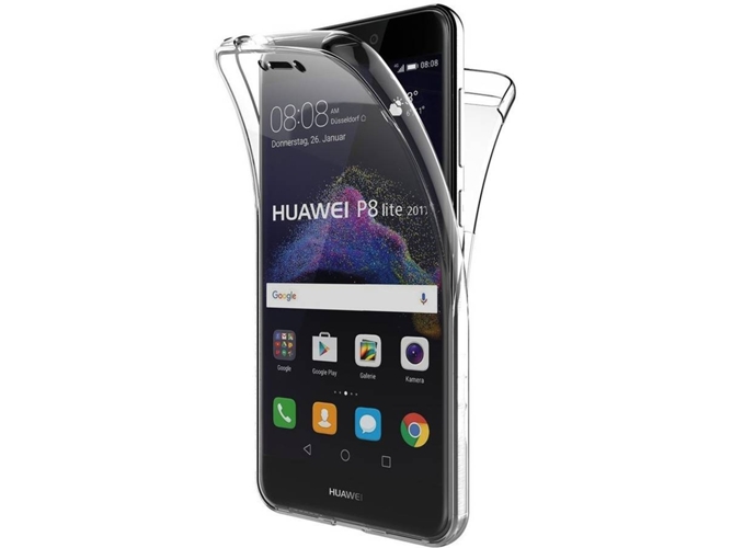 Funda Huawei P8 Lite 2017 DMOBILE 360º Transparente
