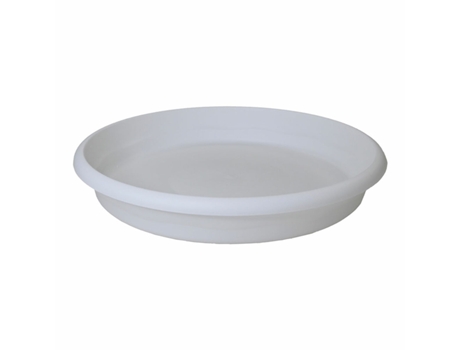 Plato para Floreros PLASTIKEN Blanco 34 Cm