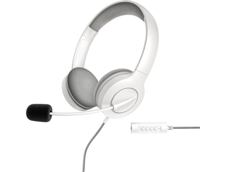Auriculares con Cable ENERGY SISTEM Headset Office 3 (On Ear - Micrófono - Blanco)