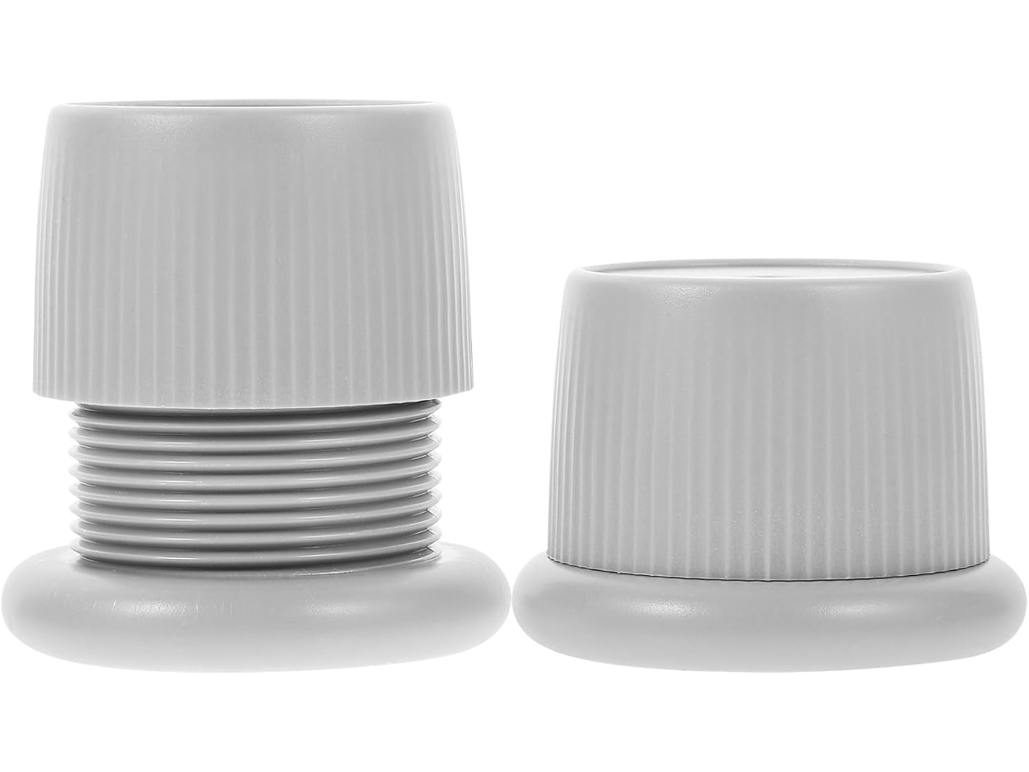 40-65 Mm, 2 Topes Autoadhesivos Ajustables Para Cabecero De Cama De Abs