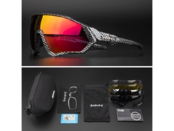 Gafas de ciclismo MDUG para hombre y mujer con protección polarizada (largo x ancho x profundidad cm)