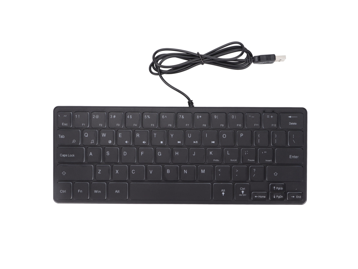 Teclado Gaming Con Cable De 64 Teclas, Mini Rgb, 3 Modos De Iluminación, Accesorios Informáticos Para Ordenadores De Sobremesa Y Portátiles.