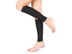 Dan26-mangas De Compresión Gradual Para Piernas 20-30mmhg, Antivasos Varicosos, Deportes Y Uso Diario Negro