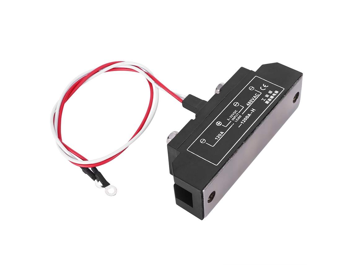 Relé De Estado Sólido Industrial Ssr-120da H, Relé Sin Contacto, Accesorio Eléctrico