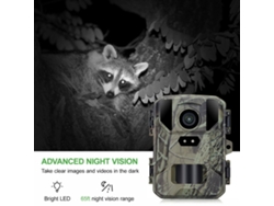 2026-cámara De Caza Trail 24mp/1080p Visión Nocturna Ir Impermeable Para Observación De Vida Salvaje