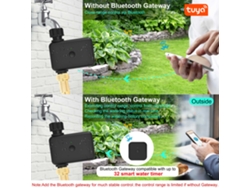 Temporizador De Riego Automático Tuya Wifi Con Control Por Aplicación, Sensor De Lluvia Y Sistema De Riego Inteligente.