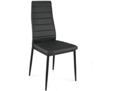Cadeira SALDOS Y STOCKS (Preto - 42x40x98.5 cm - Couro Sintético)