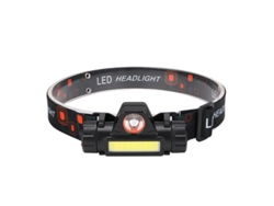 H05blinterna Frontal Led Impermeable Luz De Trabajo Cob Manos Libres Con Imán Puerto Usb Batería Integrada Ideal Para Pesca Y Camping