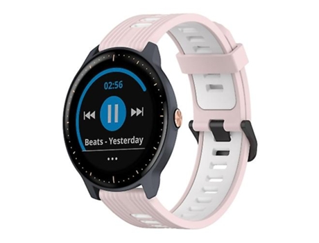 Correa Smartwatch Para Garmin Vivoactive 3 Music 20Mm Rosa-Blanco VENISYMLIS