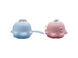 2 Cepillos De Silicona Para Baño Y Champú Con Dispensador De Gel De Ducha, Cepillo De Lufa Para Bebés Y Niños Pequeños.
