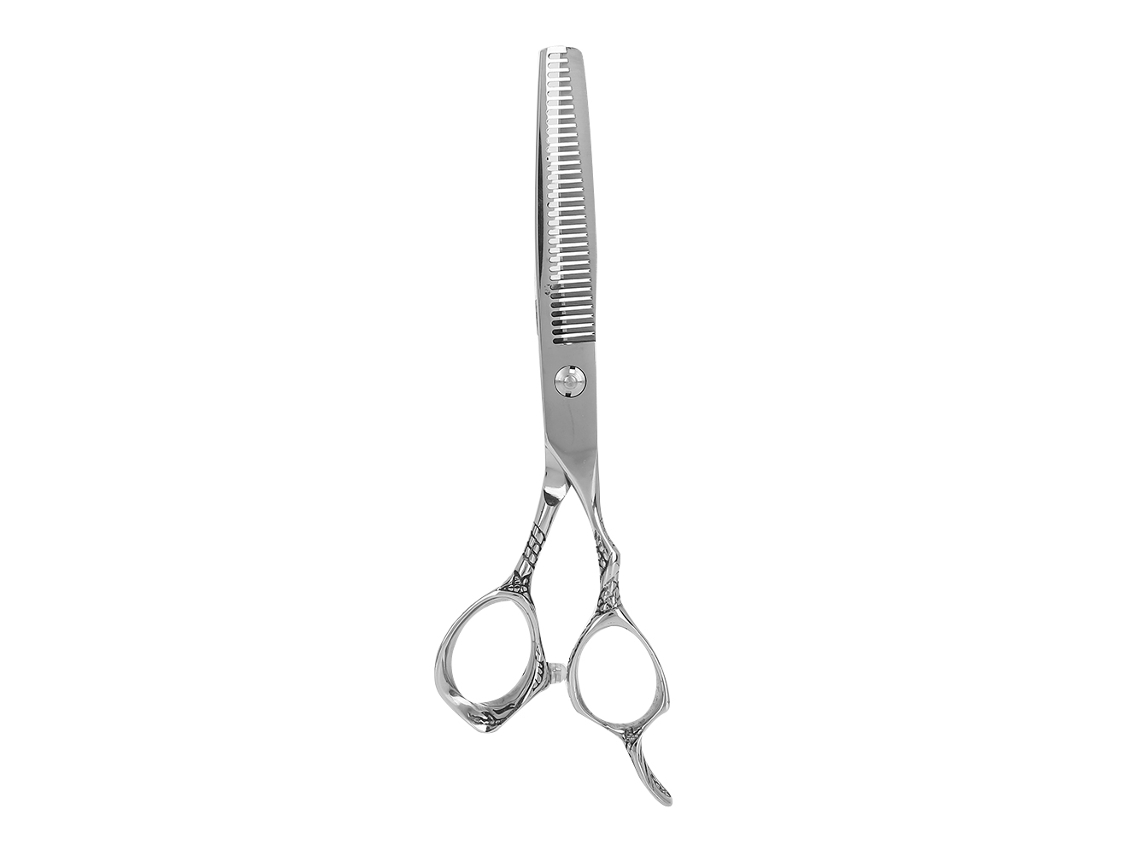 Tijeras De Corte Y Desmechado De Pelo 440 Acero Longitud 17.2cm/6.77in Accesorio De Peluquería Para Barbería