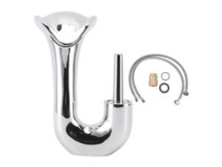 Grifo monomando para lavabo de cascada de cobre, mezclador moderno para baño.