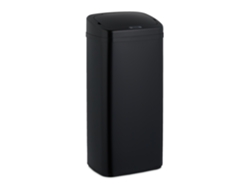 Relaxdays Cubo De Basura Cocina Con Sensor, 40 Litros, Tapa Eléctrica, Soporte Bolsas, Papelera Automática, Negro