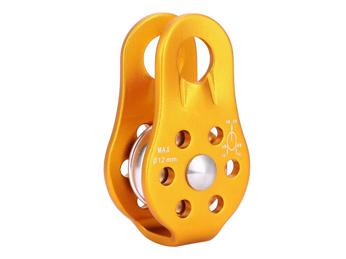 Polea Giratoria De Magnesio Y Aluminio Para Escalada - Equipo Seguro Y Duradero - 20 Kn