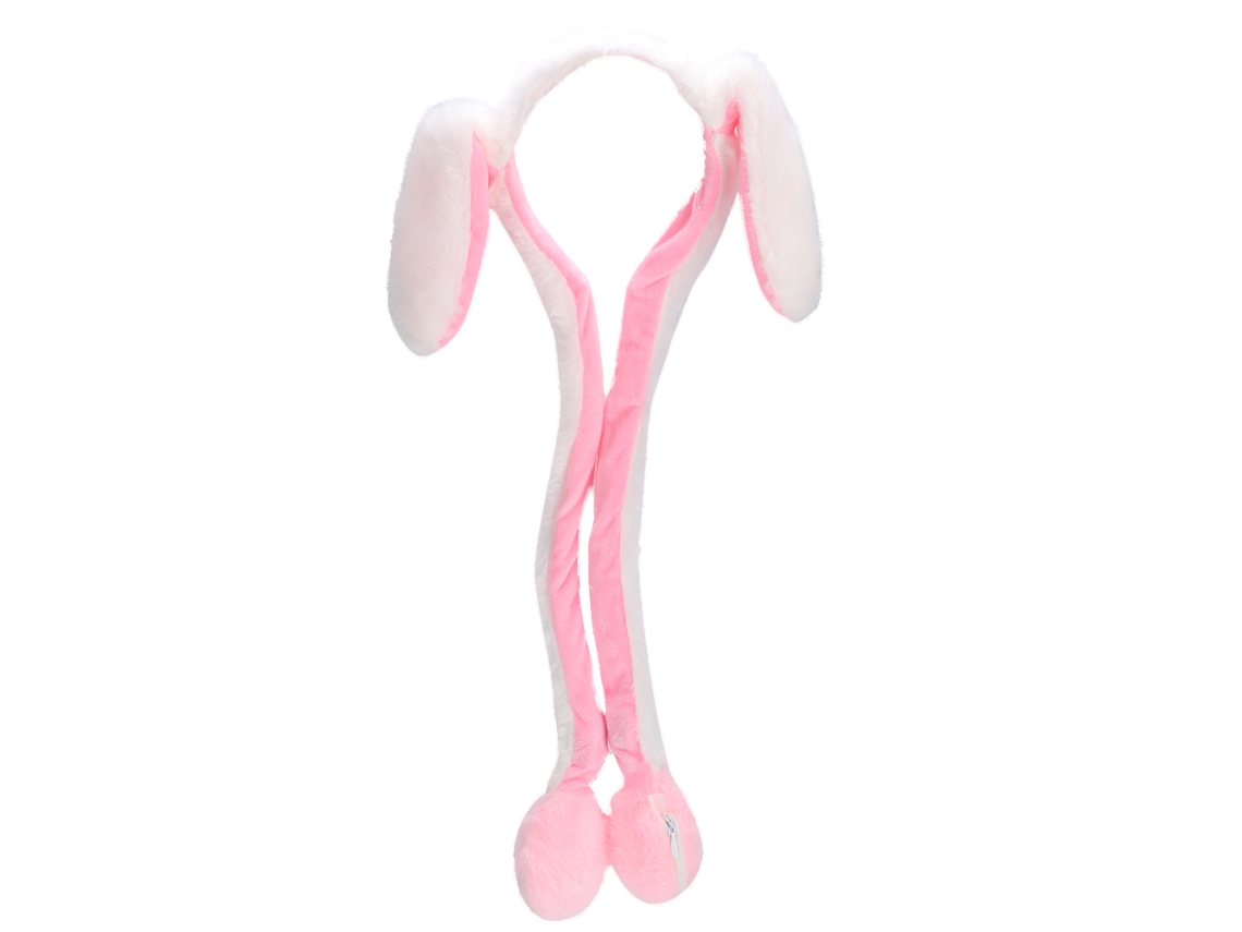 JILLIOPER Orejas de Conejo LED Rosa - Diadema Luminosa, Decoración para Fiesta, Pascua, Noche