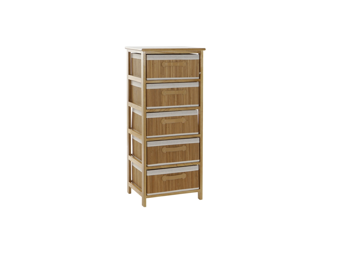Cajonera Bambú Paulownia Natural 42x32x98cm