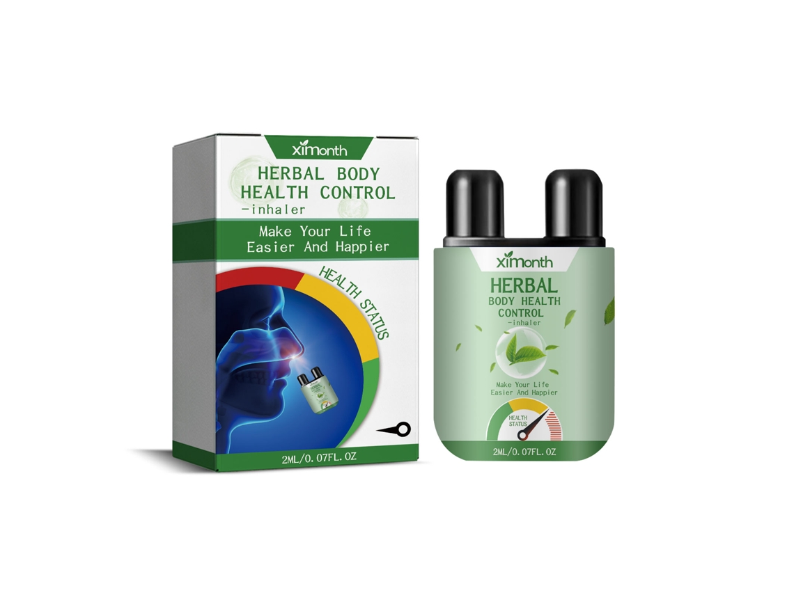 Inhalador nasal en barra para un alivio calmante rápido y eficaz.