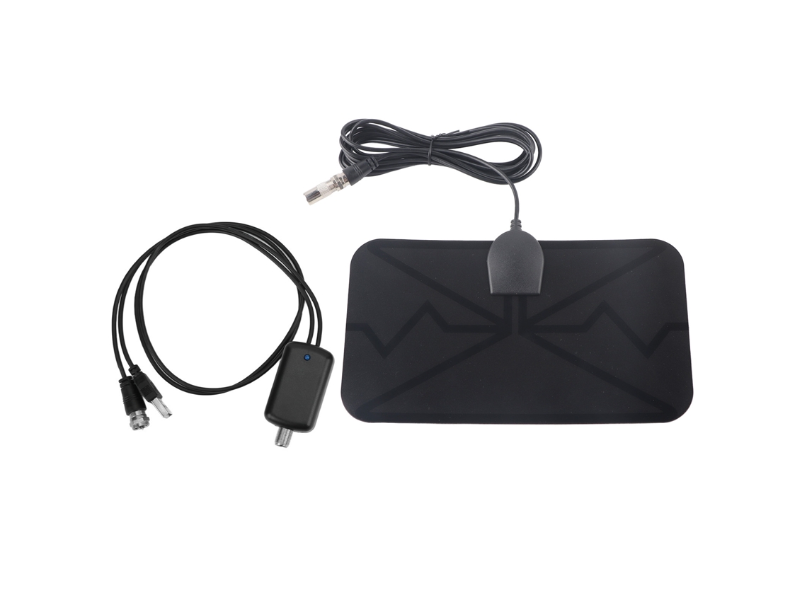 Antena Digital Amplificada Para Interiores Kj-035 Para Hdtv Con Un Alcance De 1577 Km Para Tv Vhf/uhf Atsc 1080p.