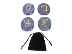 Pedras de Palma Gravadas Polidas para Cura Reiki Meditação Lapis Lazuli