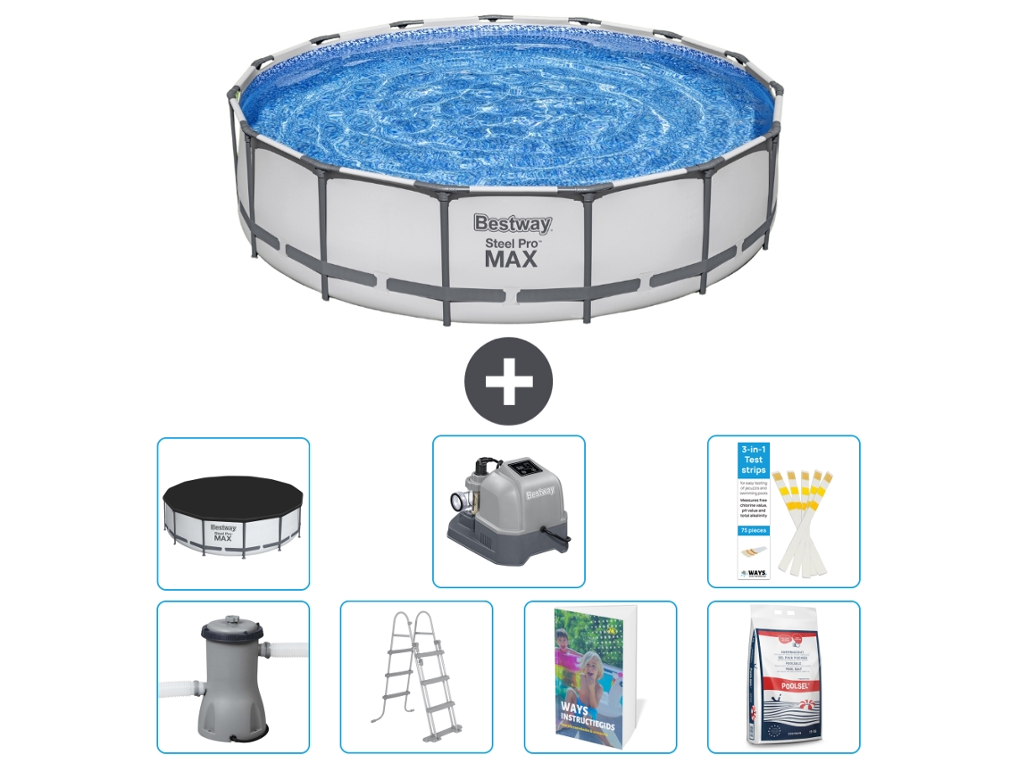 Bestway Piscina Bestway Steel Pro Max Redonda - 457x122 Cm - 8-peças S649