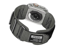 Correa de nailon con 3 anillas para Apple Watch Series 10 de 42 mm / 9, 8, 7 de 41 mm / SE (2022) Se Chennnls (2023)