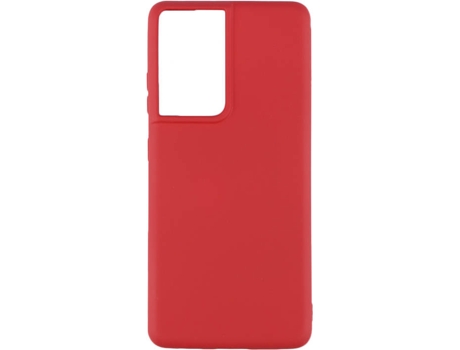 Funda Samsung Galaxy S21 Ultra 5G ACCETEL Liso (Rojo)