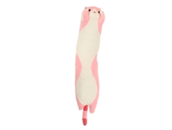 -juguete De Peluche Gato Cartoon Suave Almohada Larga Para Niños Rosa 90cm/35.43in