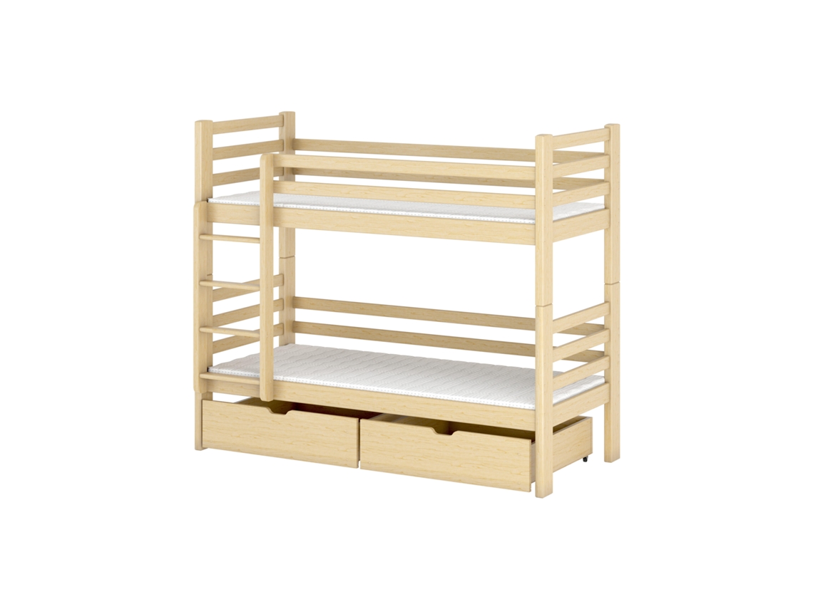 Litera FURNLUX Patryk (Beige, Madera Maciza - 98X188X165 Cm / 90X180 Cm)