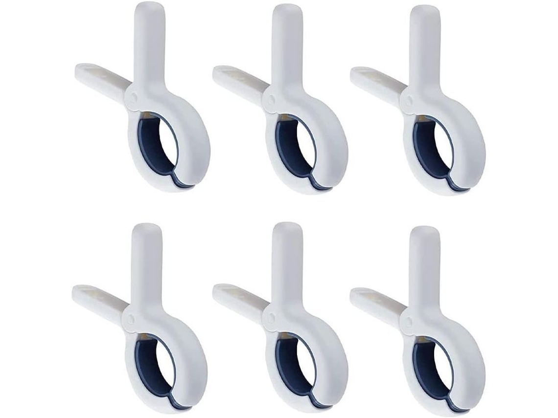 Pinzas de plástico antidesgarro para ropa, toallas de juego, antideslizantes, resistentes a la intemperie, fáciles de guardar.