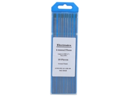 10 electrodos de tungsteno TIG con punta verde WP, 2,4 x 175 mm, accesorios de soldadura