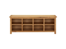 Mueble Zapatero | Zapatero De Madera Maciza De Roble 114x37x45 Cm
