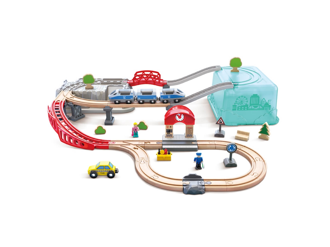 Juguete HAPE Circuito Tren Cubo (3 Años)