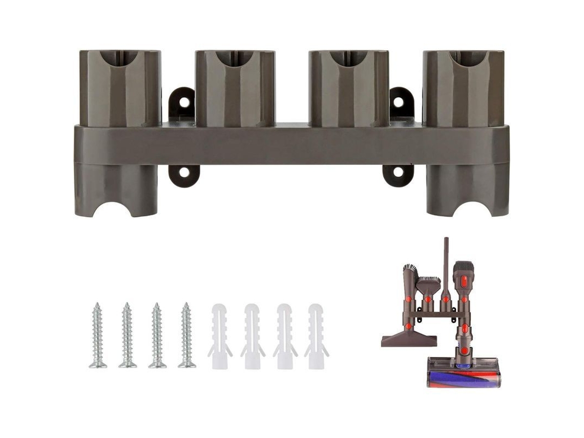 2026-soporte De Pared Para Accesorios De Aspiradora Dyson V8 V10 V11 Con 6 Ranuras De Almacenamiento