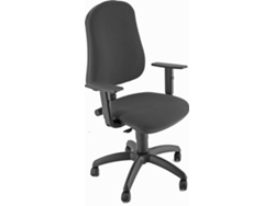 Silla de Escritorio Operativa UNIST Simpel Brazos ajustables (Negro - Tapizada)