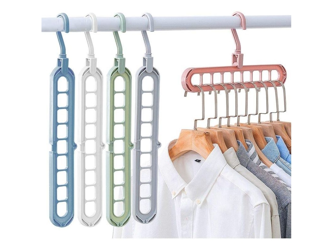 2026-5 Pcs Perchero Plegable Giratorio Antideslizante Multifuncional Ahorro De Espacio Con Características En Cascada
