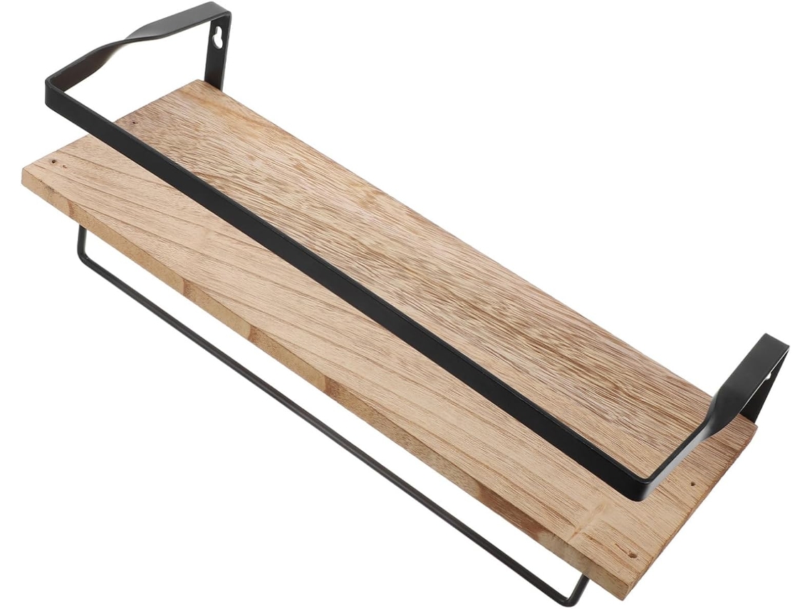 Toallero Decorativo, Estante De Pared Pequeño Para Baño