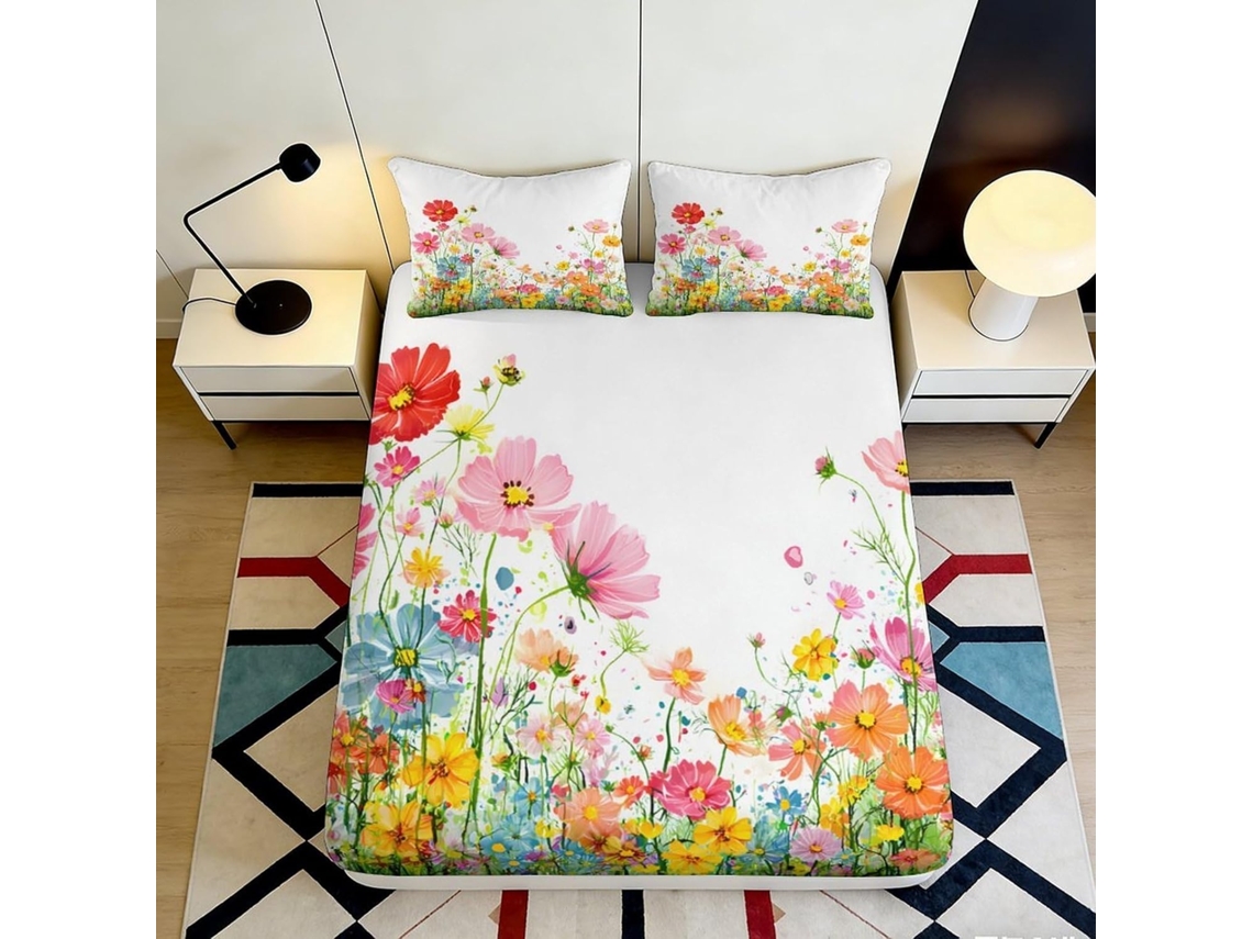 Microfibra Estampado Funda Microfibra Diseño Almohada Juego Color 200x25cm